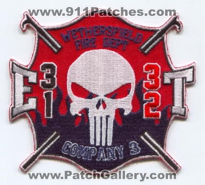 Wethersfield Fire Department Company 3 Engine 31 Truck 32 Patch (Connecticut)
Scan By: PatchGallery.com
Keywords: dept. co. station e31 t32