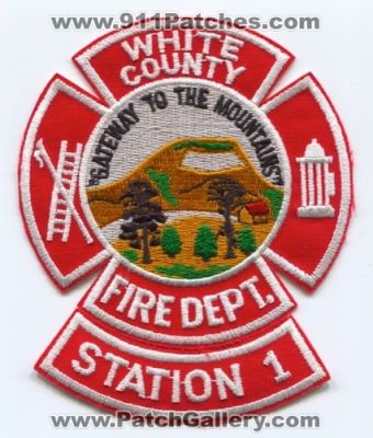 White County Fire Department Station 1 (Georgia)
Scan By: PatchGallery.com
Keywords: dept. gateway to the mountains