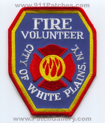White Plains Volunteer Fire Department Patch (New York)
Scan By: PatchGallery.com
Keywords: city of vol. dept. n.y.