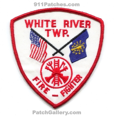White River Township Fire Department Firefighter Patch (Indiana)
Scan By: PatchGallery.com
