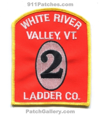 White River Valley Fire Department Ladder Company 2 Patch (Vermont)
Scan By: PatchGallery.com
Keywords: dept. co. station