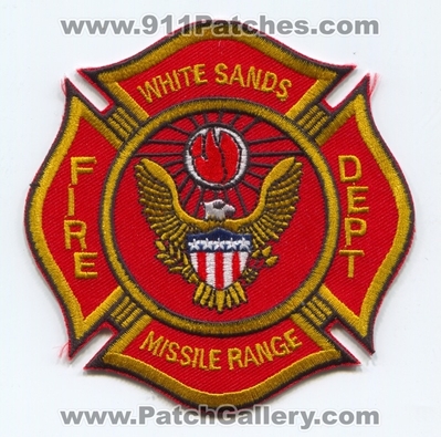 White Sands Missile Range Fire Department US Army Military Patch (New Mexico)
Scan By: PatchGallery.com
Keywords: dept. u.s. united states