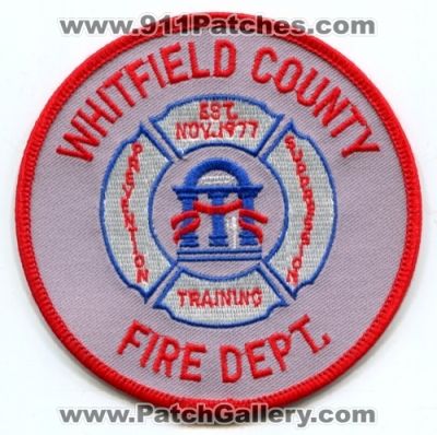 Whitfield County Fire Department (Georgia)
Scan By: PatchGallery.com
Keywords: dept. prevention suppression training