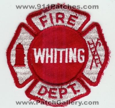 Whiting Fire Department (Indiana)
Thanks to Mark C Barilovich for this scan.
Keywords: dept.