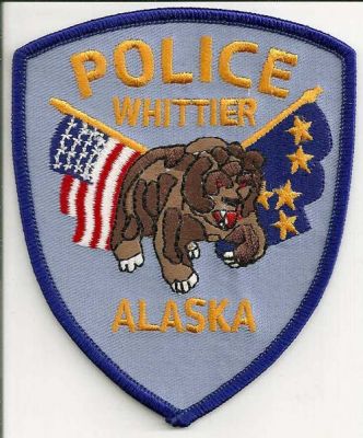 Whittier Police
Thanks to EmblemAndPatchSales.com for this scan.
Keywords: alaska