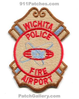 Wichita Airport Fire Police Department Patch (Kansas)
Scan By: PatchGallery.com
Keywords: dept.