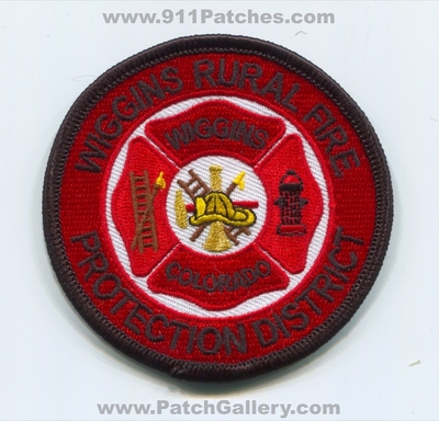 Wiggins Rural Fire Protection District Patch (Colorado)
[b]Scan From: Our Collection[/b]
[b]Patch Made By: 911Patches.com [/b]
Keywords: prot. dist. department dept.