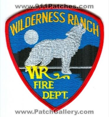 Wilderness Ranch Fire Department (Idaho)
Scan By: PatchGallery.com
Keywords: dept. wr