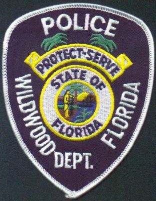 Wildwood Police Dept
Thanks to EmblemAndPatchSales.com for this scan.
Keywords: florida department