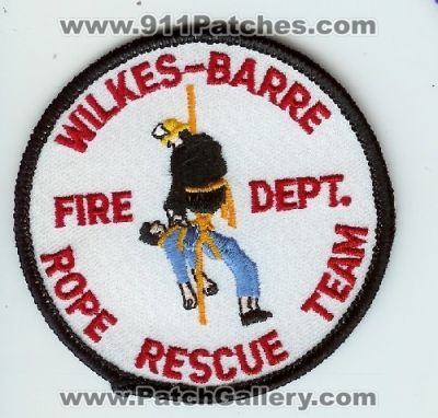 Wilkes-Barre Fire Department Rope Rescue Team (Pennsylvania)
Thanks to Mark C Barilovich for this scan.
Keywords: dept.