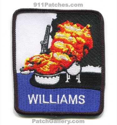 Williams Oil Company Fire Department Patch (Texas)
Scan By: PatchGallery.com
Keywords: co. dept. gas petroleum refinery industrial plant hazmat haz-mat hazardous materials emergency response team ert