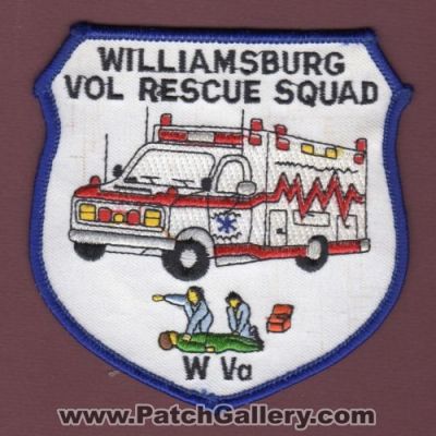 Williamsburg Volunteer Rescue Squad (West Virginia)
Thanks to Paul Howard for this scan.
Keywords: ems wva