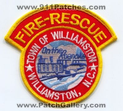 Williamston Fire Rescue Department (North Carolina)
Scan By: PatchGallery.com
Keywords: town of dept. n.c. on the roanoke