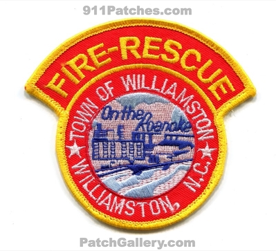 Williamston Fire Rescue Department Patch (North Carolina)
Scan By: PatchGallery.com
Keywords: town of dept.