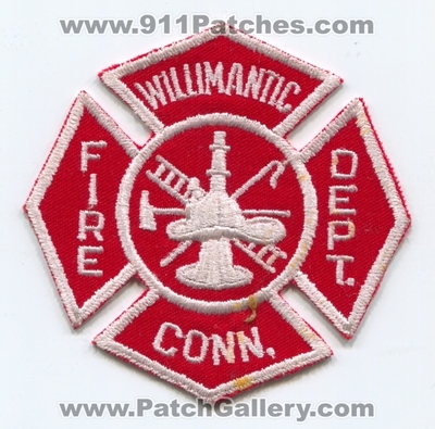 Willimantic Fire Department Patch (Connecticut)
Scan By: PatchGallery.com
Keywords: dept. conn.