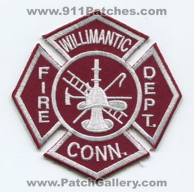 Willimantic Fire Department Patch (Connecticut)
Scan By: PatchGallery.com
Keywords: dept. conn.