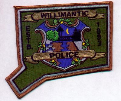 Willimantic Police
Thanks to EmblemAndPatchSales.com for this scan.
Keywords: connecticut