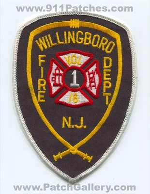 Willingboro Volunteer Fire Department Engine Tower 16 Patch (New Jersey)
Scan By: PatchGallery.com
Keywords: vol. dept. n.j.
