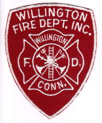 Willington Fire Dept Inc
Thanks to Michael J Barnes for this scan.
Keywords: connecticut department f.d. fd