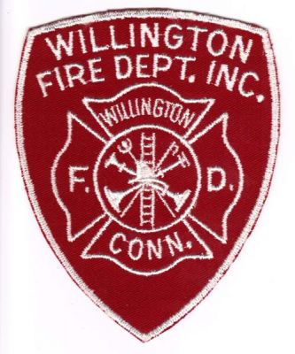 Willington Fire Dept Inc
Thanks to Michael J Barnes for this scan.
Keywords: connecticut department f.d. fd