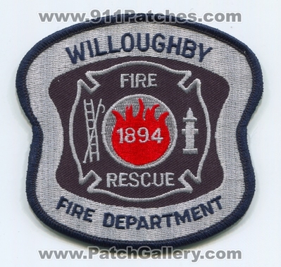 Willoughby Fire Rescue Department Patch (Ohio)
Scan By: PatchGallery.com
Keywords: dept.