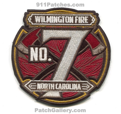 Wilmington Fire Department Station 7 Patch (North Carolina)
Scan By: PatchGallery.com
Keywords: dept. number no. #7 company co.