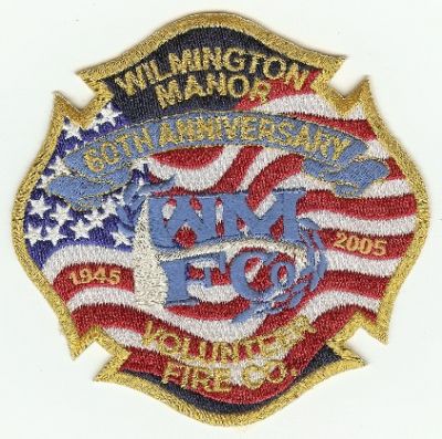 Wilmington Manor Volunteer Fire Co
Thanks to PaulsFirePatches.com for this scan.
Keywords: delaware company
