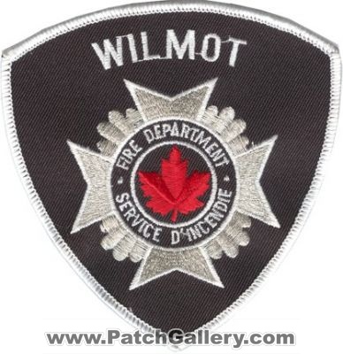 Wilmot Fire Department (Canada ON)
Thanks to zwpatch.ca for this scan.

