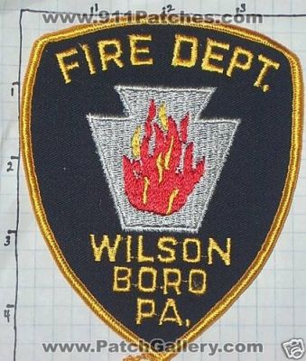 Wilson Boro Fire Department (Pennsylvania)
Thanks to swmpside for this picture.
Keywords: dept. pa.