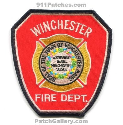 Winchester Fire Department Patch (Massachusetts)
Scan By: PatchGallery.com
Keywords: the town of dept.
