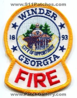 Winder Fire Department (Georgia)
Scan By: PatchGallery.com
Keywords: dept.