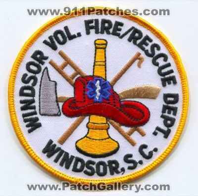 Windsor Volunteer Fire Rescue Department (South Carolina)
Scan By: PatchGallery.com
Keywords: vol. dept. s.c. sc