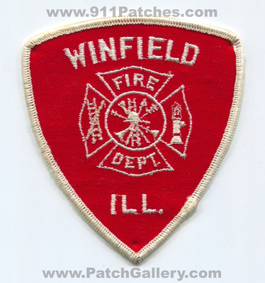 Winfield Fire Department Patch (Illinois)
Scan By: PatchGallery.com
Keywords: dept.