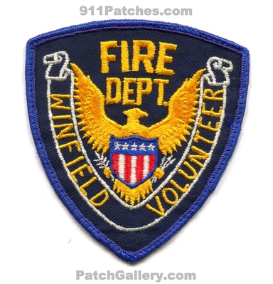 Winfield Volunteer Fire Department Patch (West Virginia)
Scan By: PatchGallery.com
Keywords: vol. dept.