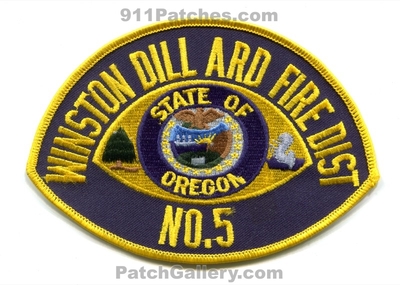 Winston Dillard Fire District 5 Patch (Oregon)
Scan By: PatchGallery.com
Keywords: dist. number no. #5 department dept.