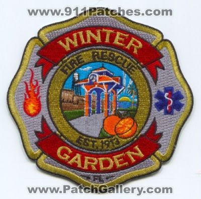 Winter Garden Fire Rescue Department Patch (Florida)
Scan By: PatchGallery.com
Keywords: dept.