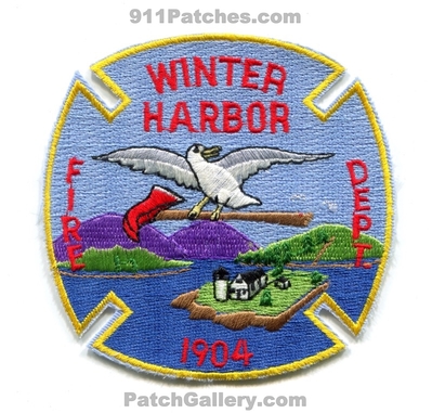 Winter Harbor Fire Department Patch (Maine)
Scan By: PatchGallery.com
Keywords: dept. 1904