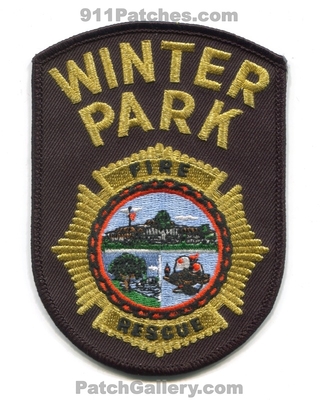 Winter Park Fire Rescue Department Patch (Florida)
Scan By: PatchGallery.com
Keywords: dept.