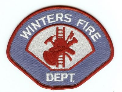 Winters Fire Dept
Thanks to PaulsFirePatches.com for this scan.
Keywords: california department