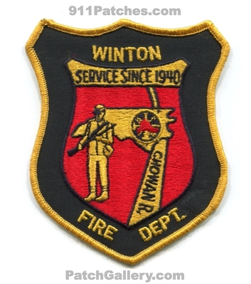 Winton Fire Department Patch (North Carolina)
Scan By: PatchGallery.com
Keywords: dept. service since 1940 chowan r.