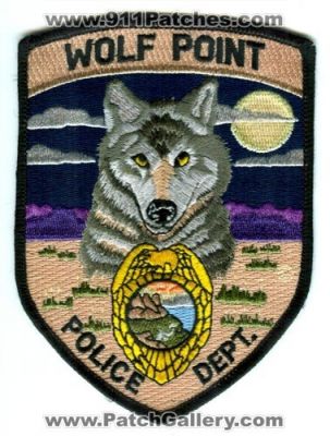 Wolf Point Police Department (Montana)
Scan By: PatchGallery.com
Keywords: dept.
