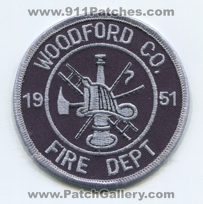 Woodford County Fire Department Patch (Kentucky)
Scan By: PatchGallery.com
Keywords: co. dept.