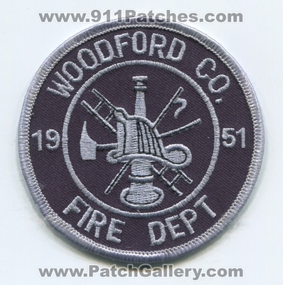 Woodford County Fire Department Patch (Kentucky)
Scan By: PatchGallery.com
Keywords: co. dept.