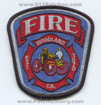 Woodland Fire Department Patch (California)
Scan By: PatchGallery.com
Keywords: dept. ca. est 1870
