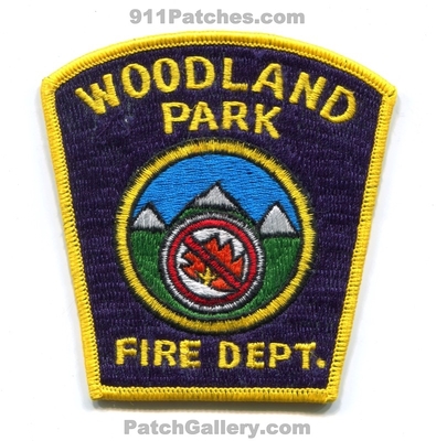 Woodland Park Fire Department Patch (Colorado)
Scan By: PatchGallery.com
Keywords: dept.