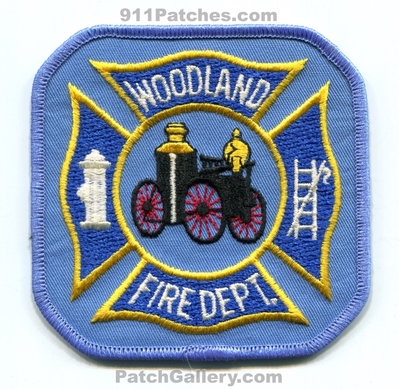 Woodland Fire Department Patch (California)
Scan By: PatchGallery.com
Keywords: dept.