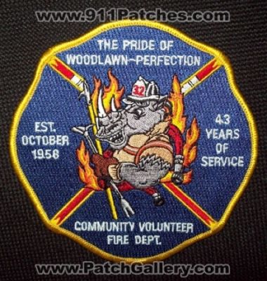 Woodlawn-Perfection Community Volunteer Fire Department (North Carolina)
Thanks to Matthew Marano for this picture.
Keywords: dept. 43 years 32