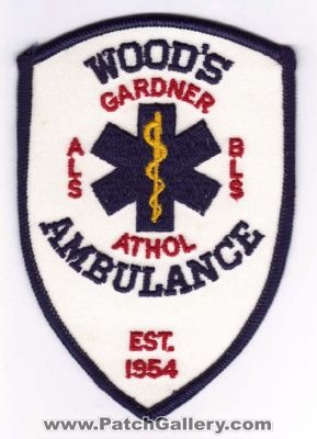 Woods Ambulance
Thanks to Michael J Barnes for this scan.
Keywords: massachusetts ems gardner athol als bls