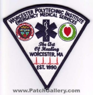 Worcester Polytechnic Institute Emergency Medical Services
Thanks to Michael J Barnes for this scan.
Keywords: massachusetts ems