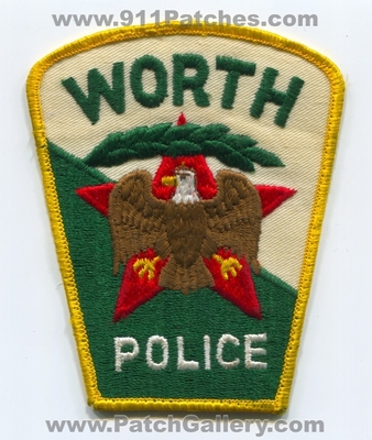 Worth Police Department Patch (Illinois)
Scan By: PatchGallery.com
Keywords: dept.
